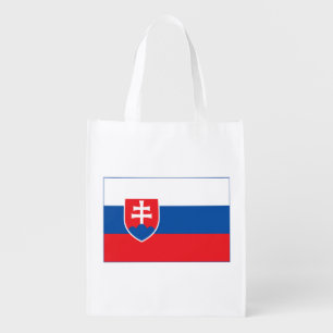 Slovakia Flag Grocery Bag