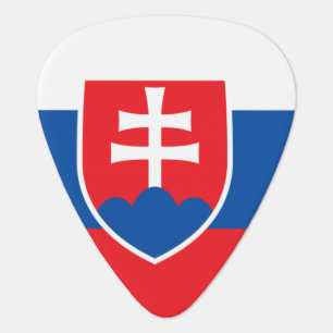 Slovakia Flag Guitar Pick