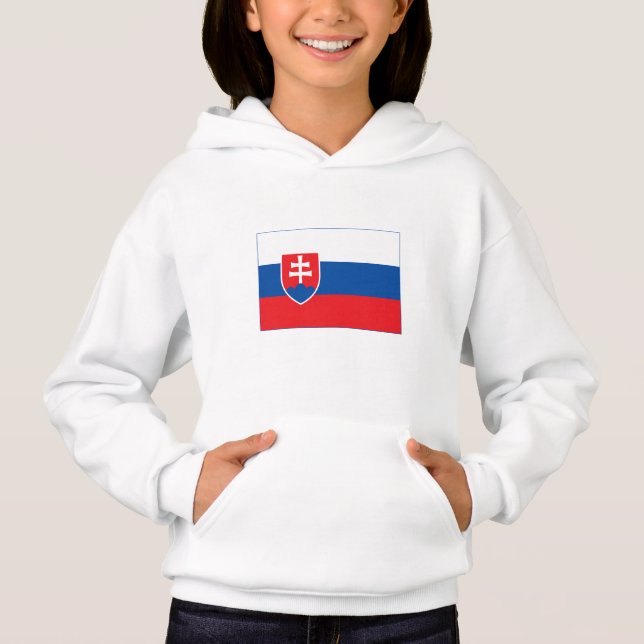 Slovakia Flag Hoodie (Front)