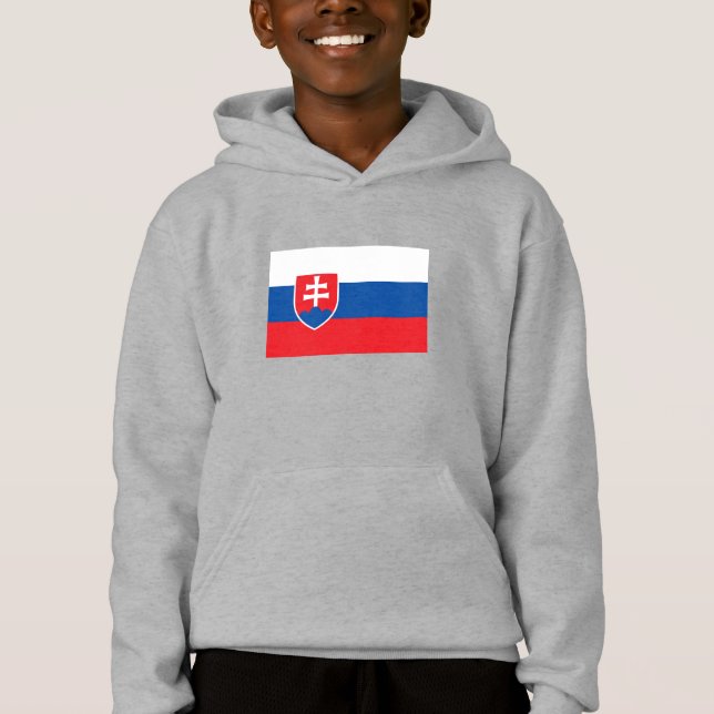 Slovakia Flag Hoodie (Front)