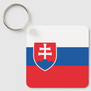 Slovakia Flag Keychain