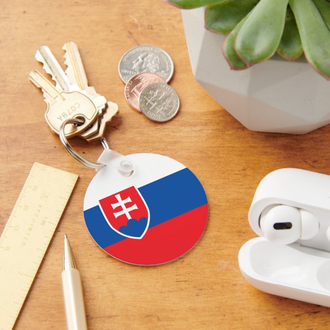 Slovakia flag keychain (Desk)
