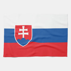 Slovakia Flag Kitchen Towel