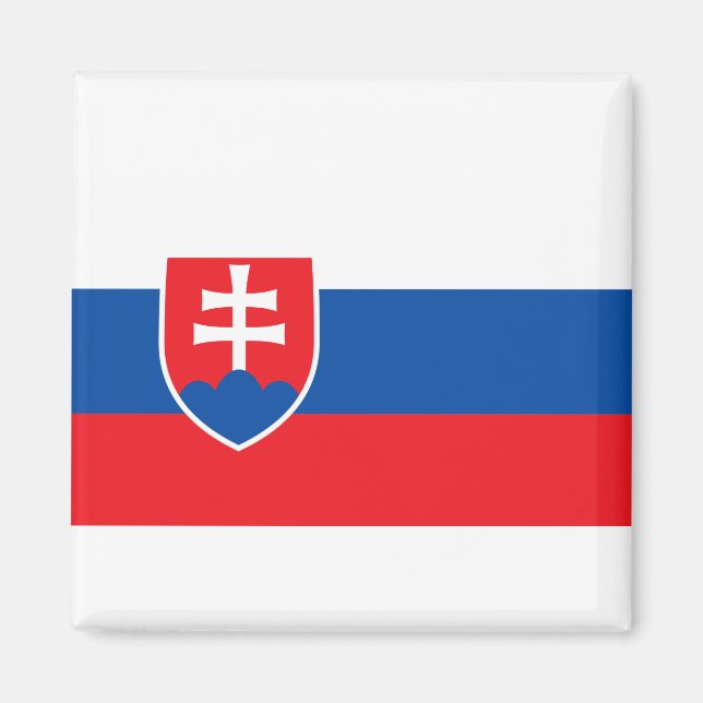 Slovakia Flag Magnet (Front)