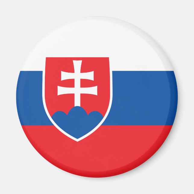 Slovakia Flag Magnet (Front)