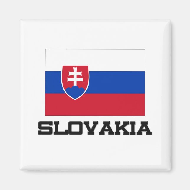 Slovakia Flag Magnet (Front)