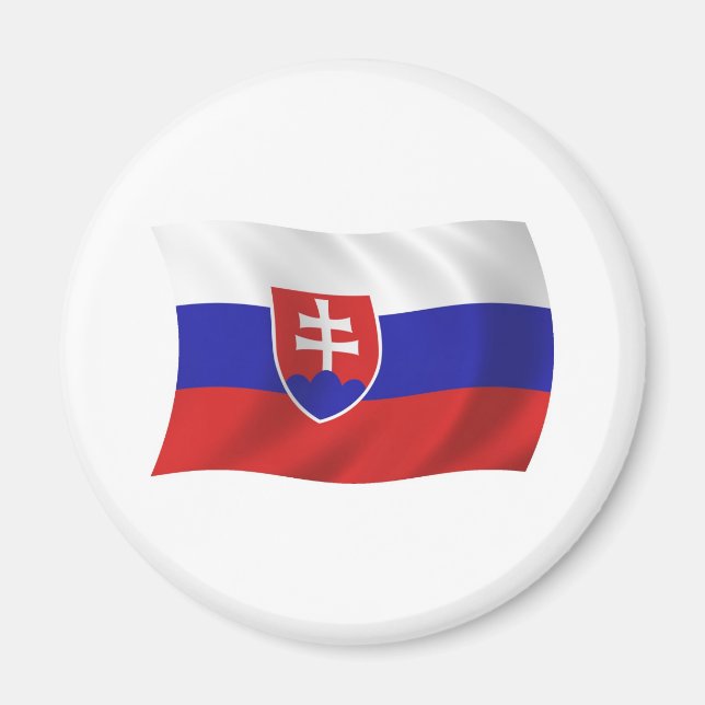 Slovakia Flag Magnet (Front)