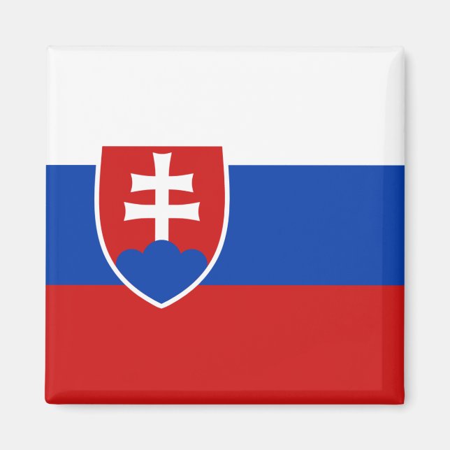 Slovakia Flag Magnet (Front)