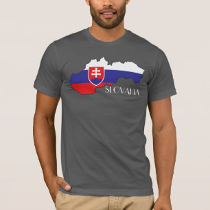 Slovakia Flag-Map Shirt