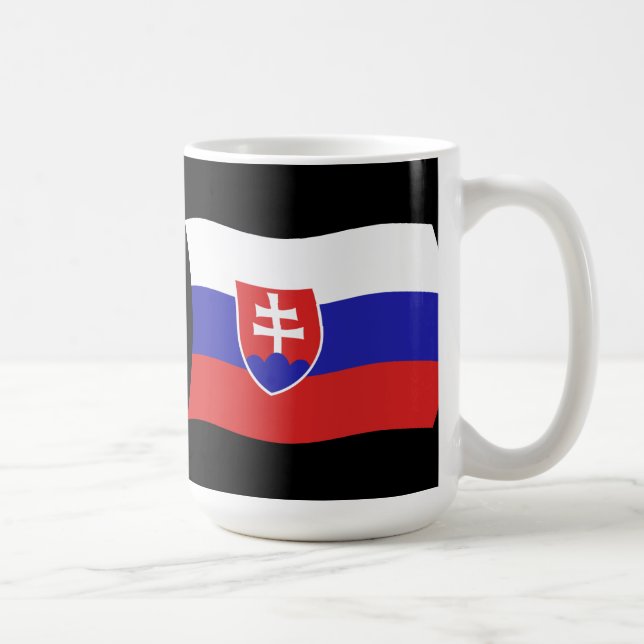 Slovakia Flag Mug (Right)