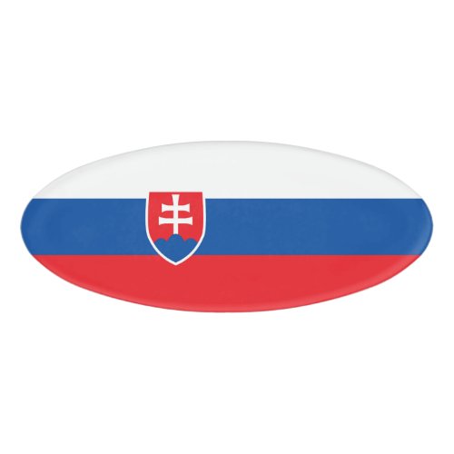 Slovakia flag name tag