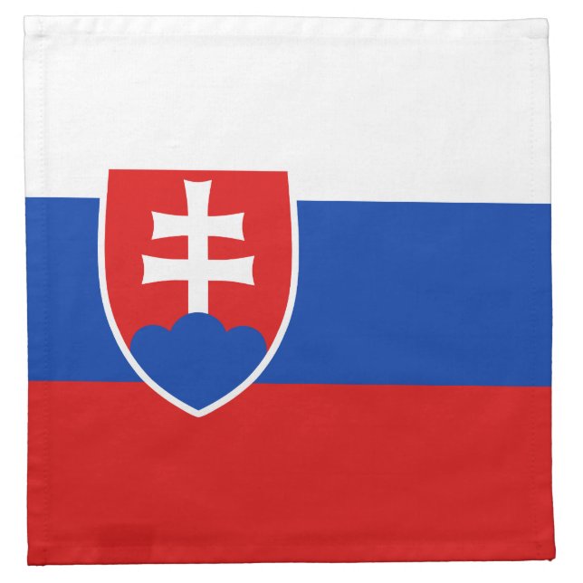Slovakia Flag Napkin (Front)