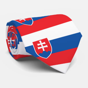 Slovakia Flag Neck Tie