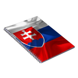 Slovakia flag notebook