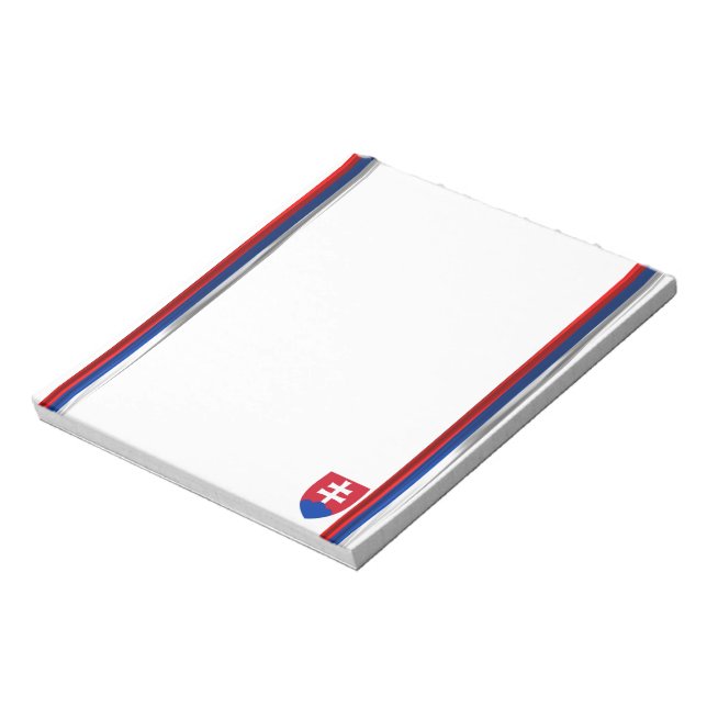 Slovakia flag notepad (Rotated)