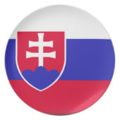Slovakia Flag Plate (Front)