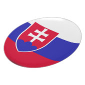 Slovakia Flag Plate (Left Side)