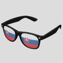 Slovakia flag retro sunglasses