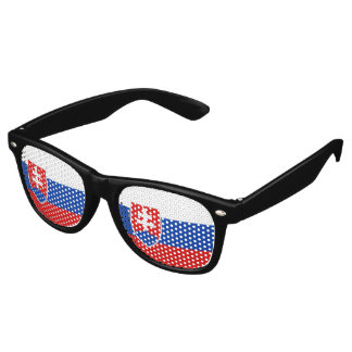 Slovakia Flag Retro Sunglasses
