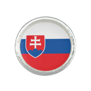 Slovakia Flag Ring