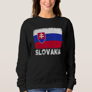Slovakia Flag Support Slovak People Women Men Sweatshirt