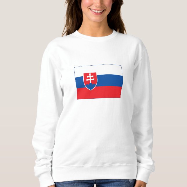 Slovakia Flag Sweatshirt (Front)