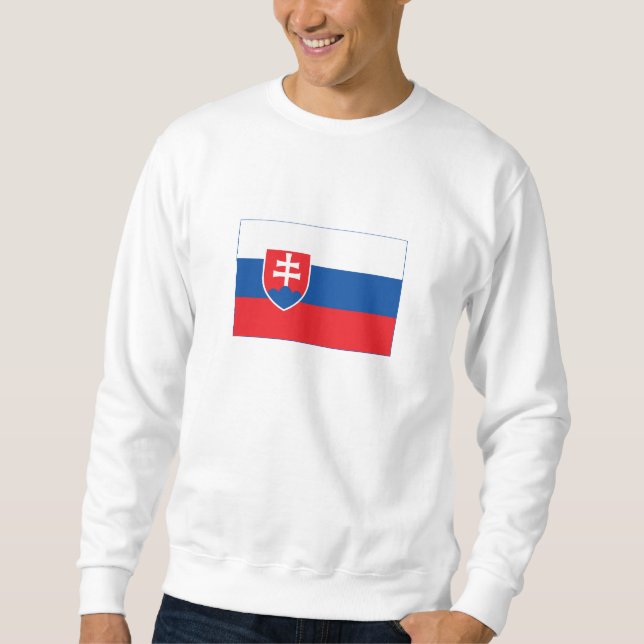 Slovakia Flag Sweatshirt (Front)