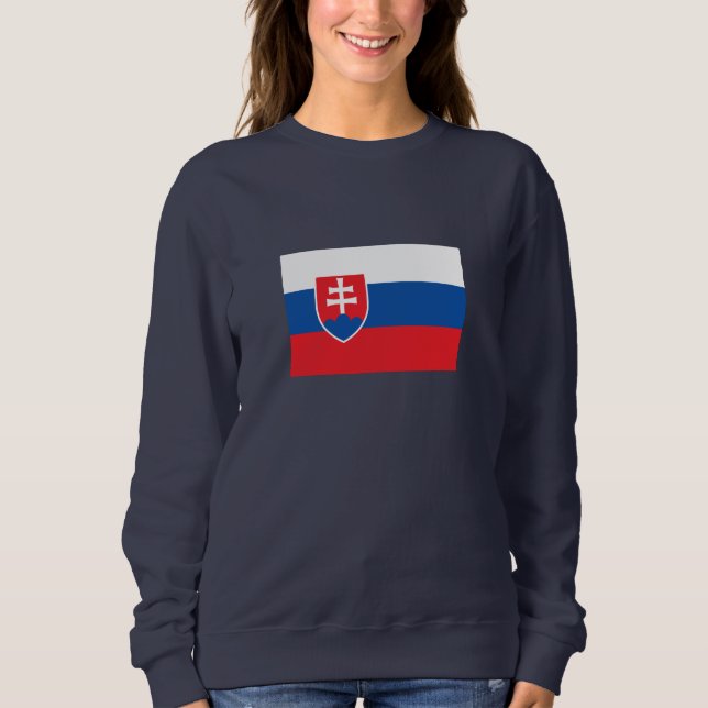 Slovakia Flag Sweatshirt (Front)