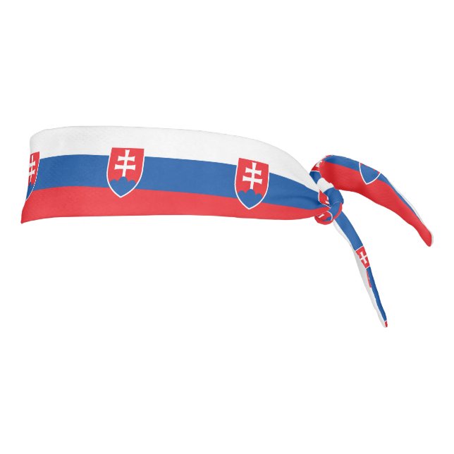 Slovakia Flag Tie Headband (Rotate 90)