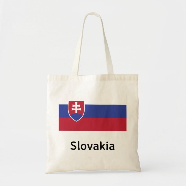 Slovakia Flag Tote Bag (Front)
