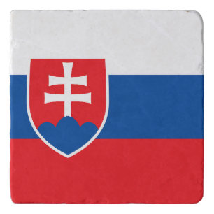 Slovakia Flag Trivet