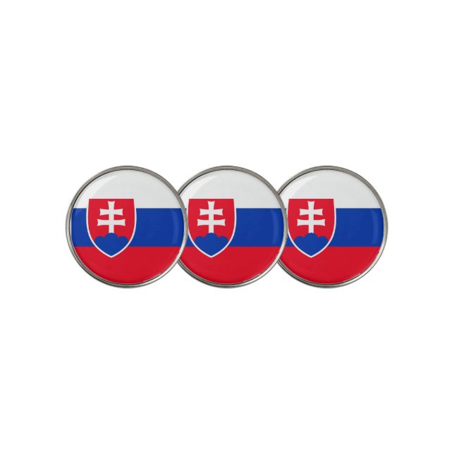 Slovakia Golf Ball Marker (3 Up)