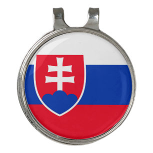 Slovakia Golf Hat Clip