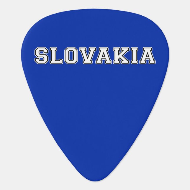 Slovakia Guitar Pick (Front)