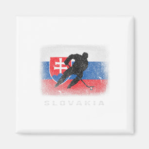Slovakia Ice Hockey Slovak Flag Magnet