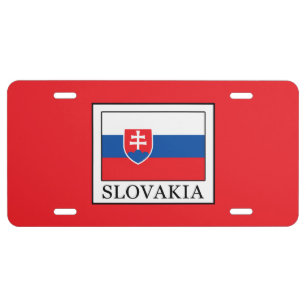 Slovakia License Plate