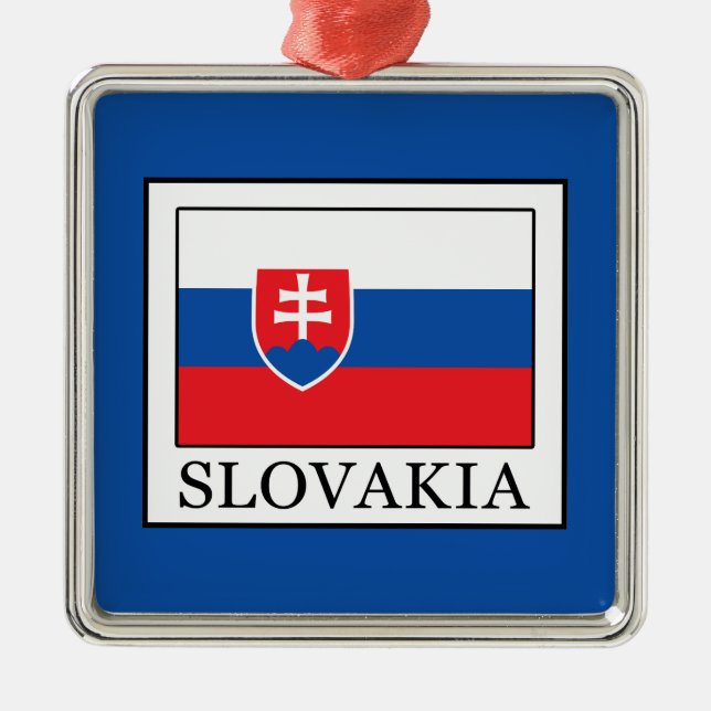 Slovakia Metal Ornament (Front)