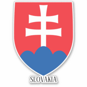 Slovakia National Coat Of Arms Patriotic Sticker