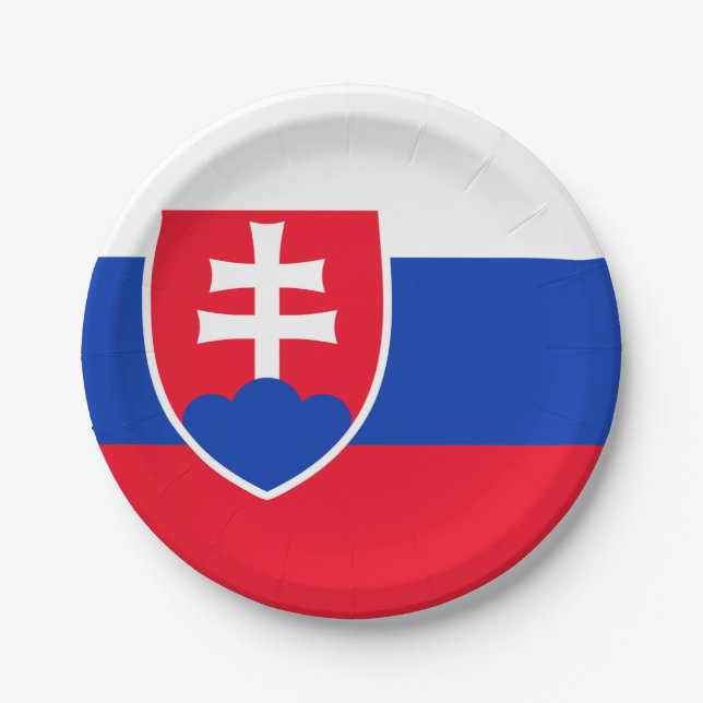 Slovakia Paper Plates (Front)
