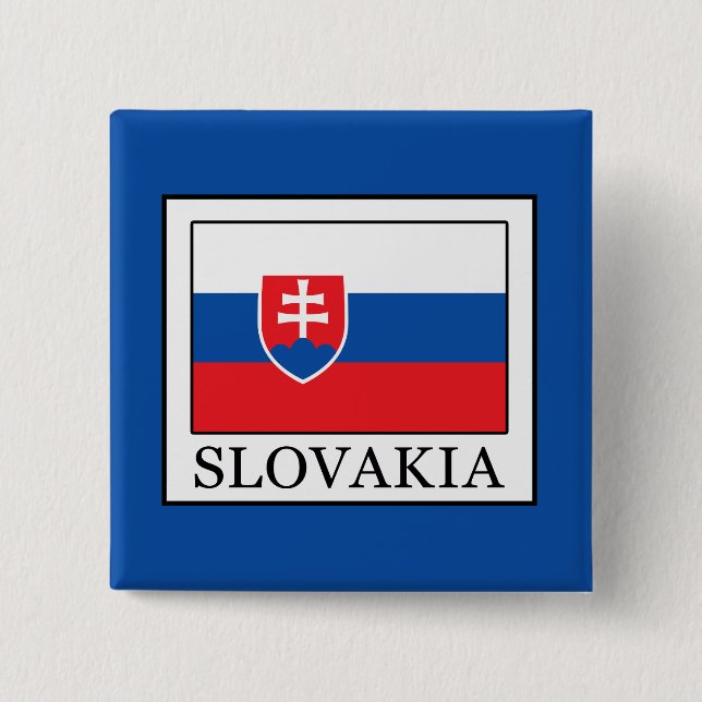 Slovakia Pinback Button (Front)