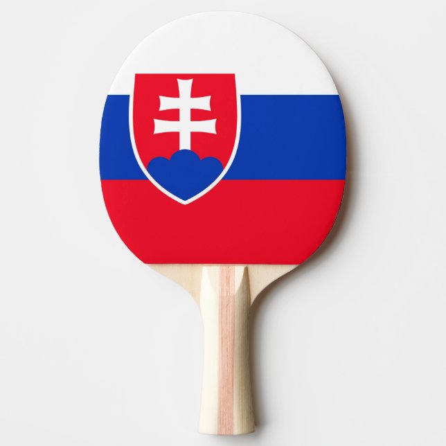 Slovakia Ping Pong Paddle (Front)