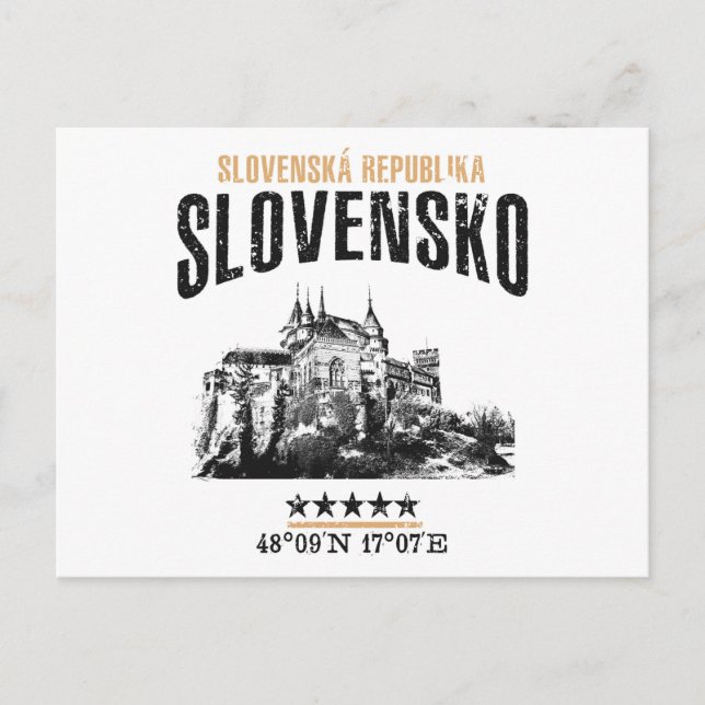 Slovakia Postcard (Front)