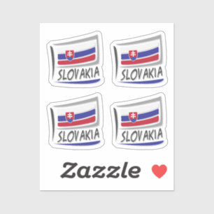 Slovakia Pride X Flag Sticker