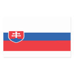 SLOVAKIA RECTANGULAR STICKER