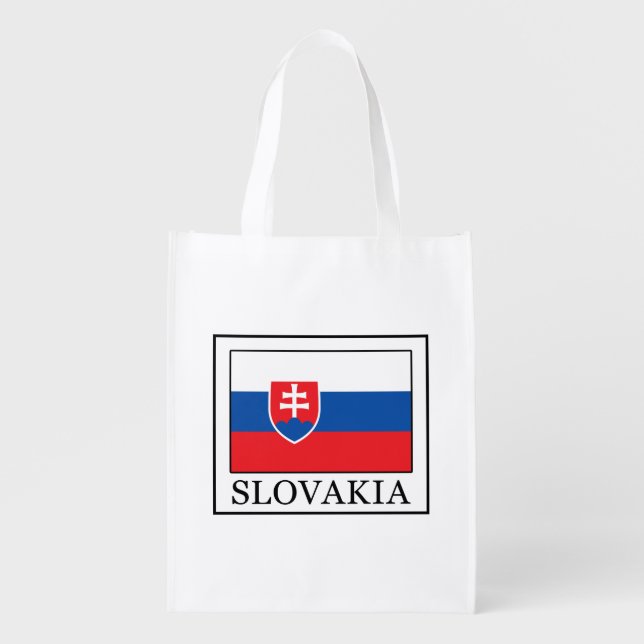 Slovakia Reusable Grocery Bag (Front)