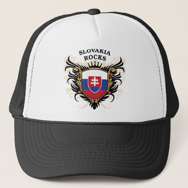 Slovakia Rocks Trucker Hat (Front)