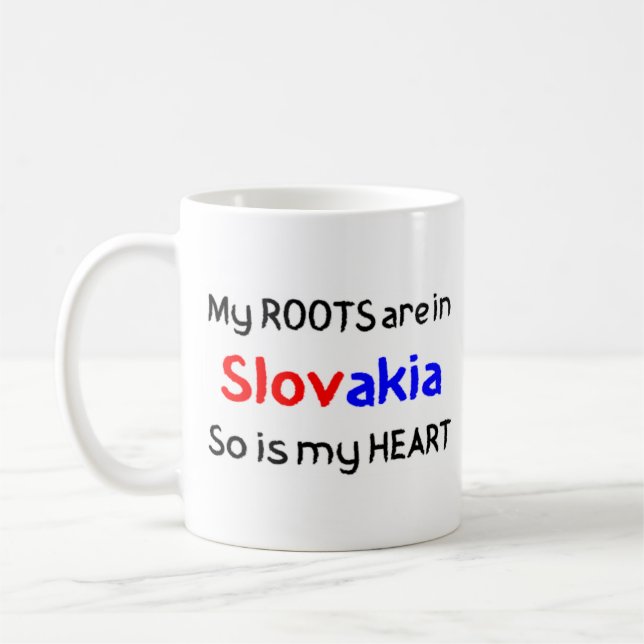 slovakia roots coffee mug (Left)