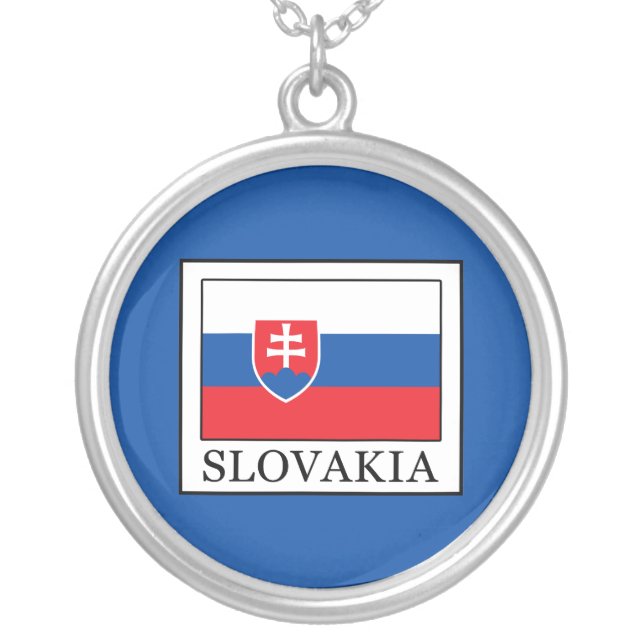 Slovakia Silver Plated Necklace (Front)