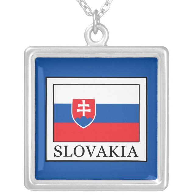 Slovakia Silver Plated Necklace (Front)