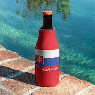 Slovakia Slovakian Flag Emblem Europe Bottle Cooler
